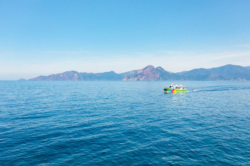 Promenade en bateau : Tour complet du Golfe de Porto, réserve de Scandola, Calanches de Piana et Capo Rosso.